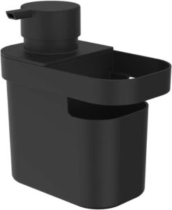 OU DT 550 PTF Dispenser de Detergente e Organizador Trium, Preto Fechado, 650 ml