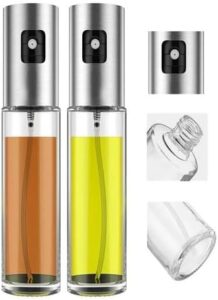 Kit 2 Spray Pulverizador Borrifador para Vinagre e Azeite – Maior Controle de Porção, Ideal para Temperos e Molhos