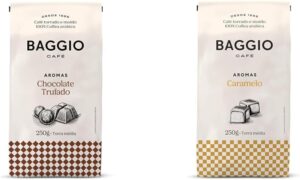 Kit Baggio Cafés Torrados & Moídos 250G Chocolate Trufado + Caramelo