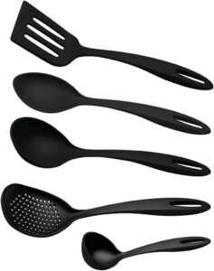 Jogo de Utensílios Tramontina Ability em Nylon Preto 05 Peças