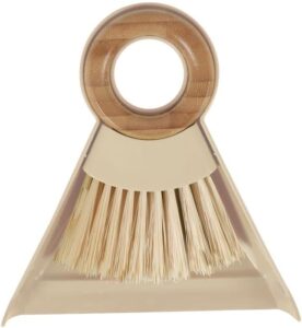 Oikos – Kit Escova de Bambu e Pá Pequeno para Limpeza