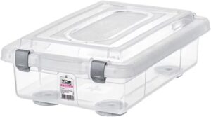 Sanremo – Caixa Organizadora Plástica de 2,3 Litros e Tampa com Travas, Linha Top Stock