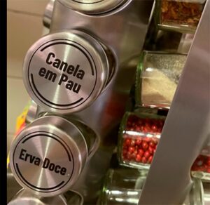 80 Etiquetas Transparentes Para Alimentos E Pote Temperos
