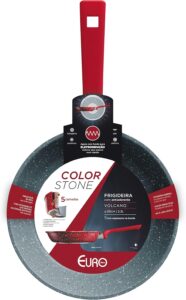 Frigideira 26 cm ColorStone de alumínio com antiaderente Volcano, ALU8358-VO, Euro Home