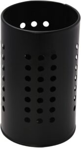 Mimo Style, Porta Talher Utensílios de Cozinha Onix, Aço Inox – Preto