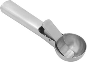 Colher De Sorvete Em Inox C/mec Mimo Style Prata No Voltagev
