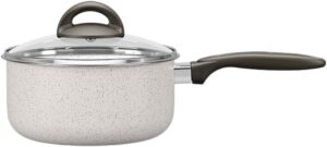Brinox – Panela com Tampa 18X9Cm 1,9L Ceramic Life Suprema – Vanilla