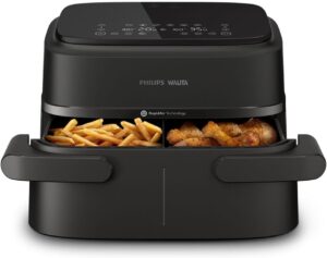 Fritadeira Airfryer Série 1000 Duplo Cesto 7,1L Philips Walita, 1850W, 2 anos de garantia, 110v – NA150/00