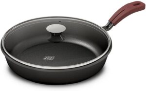 MTA FRIGIDEIRA COM TAMPA DE VIDRO FORNO FOGAO FERRO FUNDIDO N°24/1,9L – CABO DE SILICONE