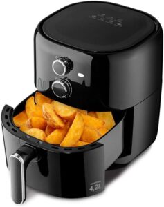 Fritadeira Elétrica Air Fryer 4,2L 1500W 127V Preto Multi – GO207