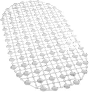 LYOR – Tapete de PVC Retangular com Antiderrapante para Banheiro 63cm x 35cm