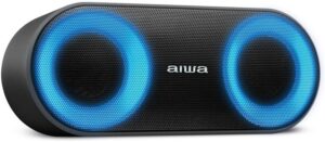 Caixa de Som Speaker, Aiwa, Bluetooth, Luzes Multicores, IP65 – AWS-SP-01