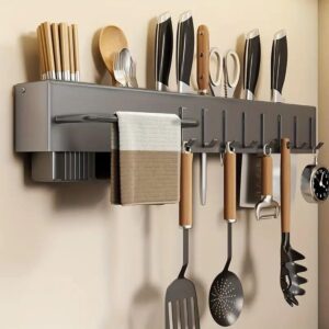 Suporte Utensilios de Cozinha Organizador de Talheres Temperos Utensilios Escorredor de Talheres Premium