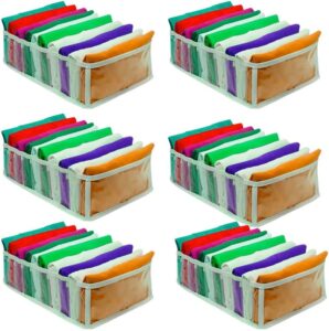 Kit 6 colmeia organizadora de blusa de academia de manga – Organizamais