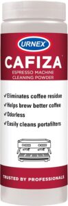 Urnex Pó de limpeza de máquina de café expresso – 566 gramas – Limpador profissional de máquina de café expresso Cafiza