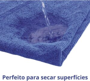 Kit 5 Pano de Microfibra Multiuso Mágico Para Limpeza Pia, Vidros e Automovel Anti-risco 30x30cm