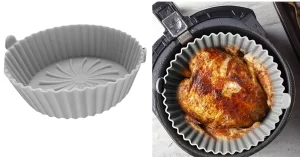 Conheça a cesta de silicone Air Fryer que está revolucionando as cozinhas brasileiras.fw
