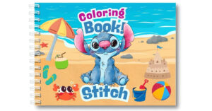 Conheça o Livro de Colorir Stitch que Desperta a Criatividade de Qualquer Fã