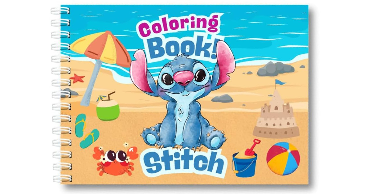 Conheça o Livro de Colorir Stitch que Desperta a Criatividade de Qualquer Fã