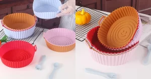Conheça o kit com 6 formas de silicone que revoluciona o cozinhar na Air Fryer
