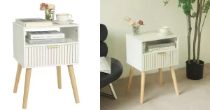 Veja Como Esta Mesa de Cabeceira Moderna Transforma Quartos Pequenos